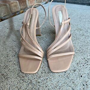 Billini Nude Strappy Heels